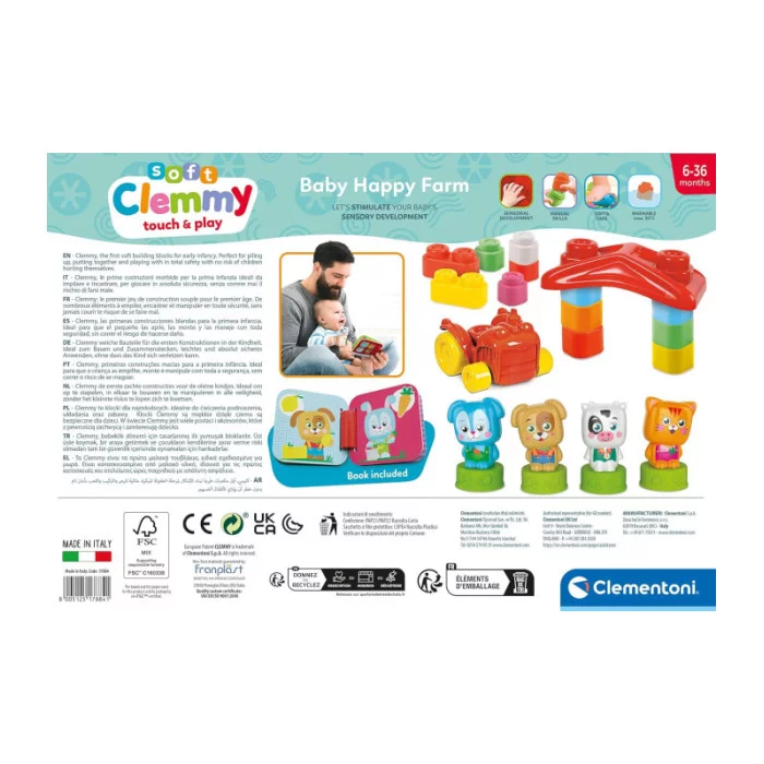 Soft Clemmy Baby Happy Farm Clementoni 17884