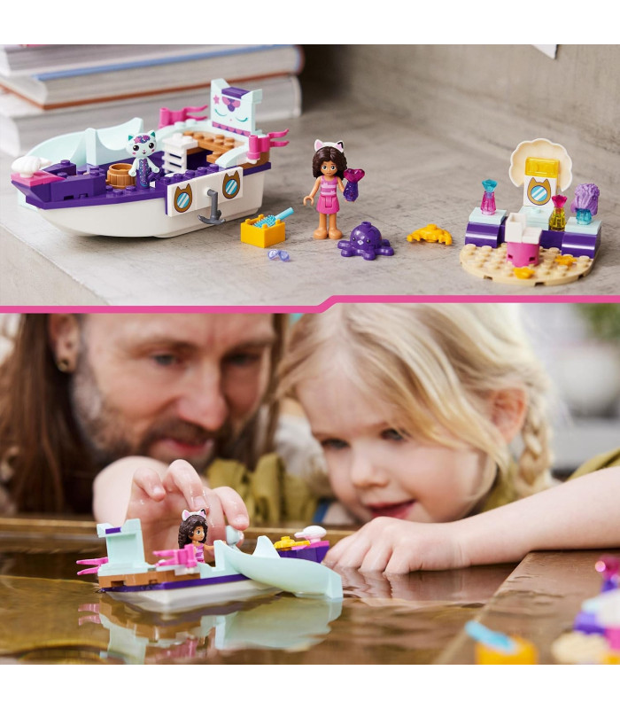 LEGO La Casa delle Bambole di Gabby Nave del Benessere e Siregatta