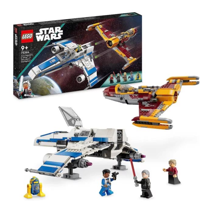 LEGO Star Wars E-Wing della Nuova Repubblica vs. Starfighter di Shin Hati 75364