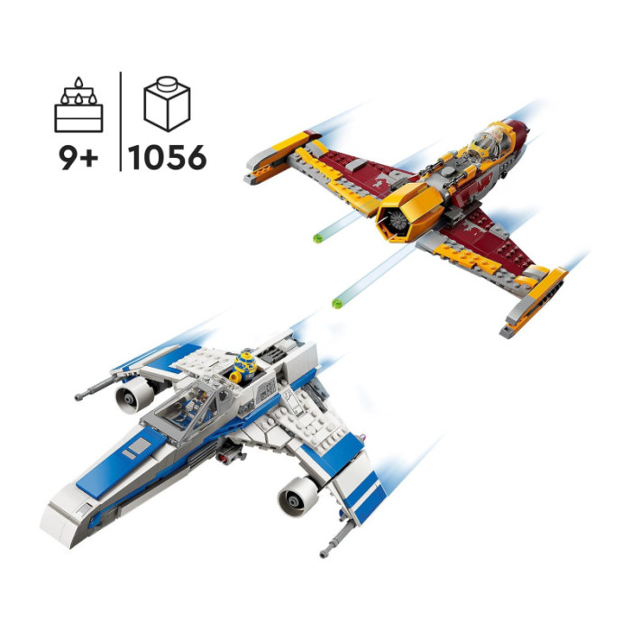 LEGO Star Wars E-Wing della Nuova Repubblica vs. Starfighter di Shin Hati 75364