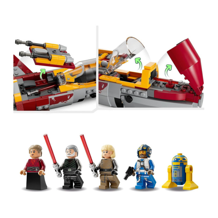 LEGO Star Wars E-Wing della Nuova Repubblica vs. Starfighter di Shin Hati 75364