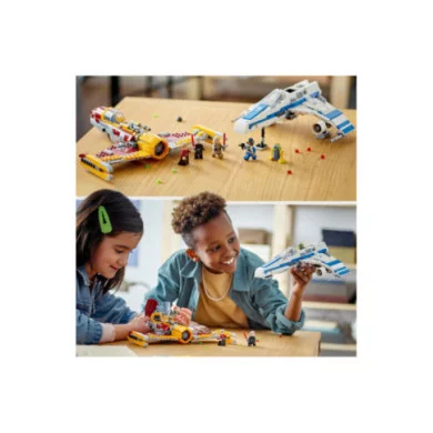 LEGO Star Wars E-Wing della Nuova Repubblica vs. Starfighter di Shin Hati 75364