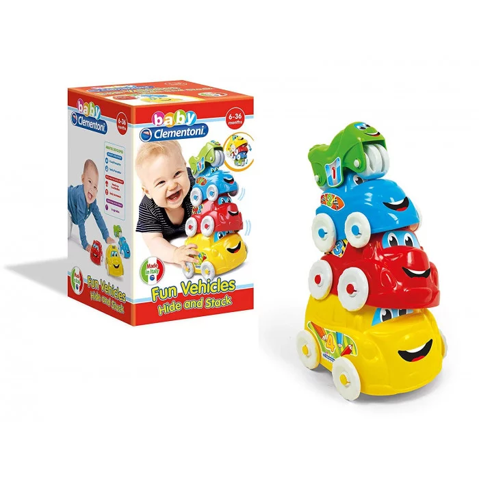 Veicoli attività Scopri e Impila Clementoni  17111