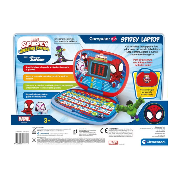 Il mio primo laptop Marvel Spidey And His Amazing Friends Clementoni  16454