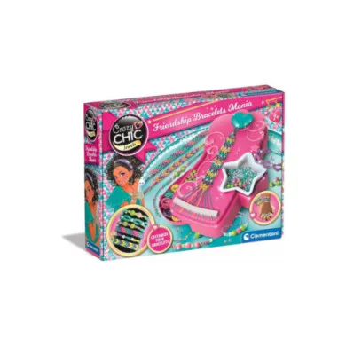 Crazy Chic Laboratiorio Braccialetti Kit fai da te Clementoni 18785