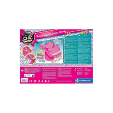 Crazy Chic Laboratiorio Braccialetti Kit fai da te Clementoni 18785