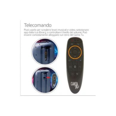 Canta Tu Karaoke Professionale 2023 Completo con Microfono Wireless Blu