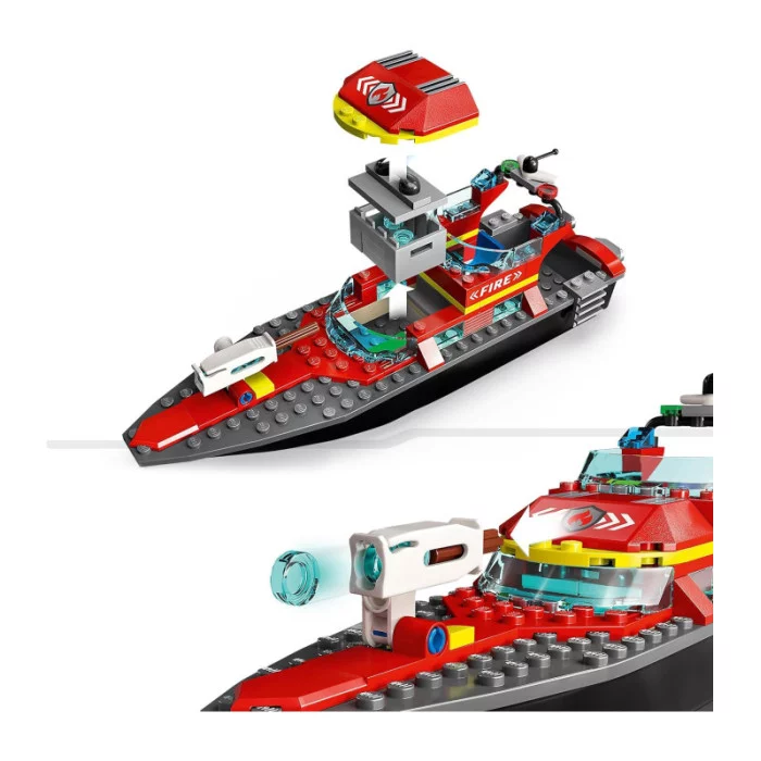 LEGO CITY 60373 La barca di salvataggio dei pompieri 60373