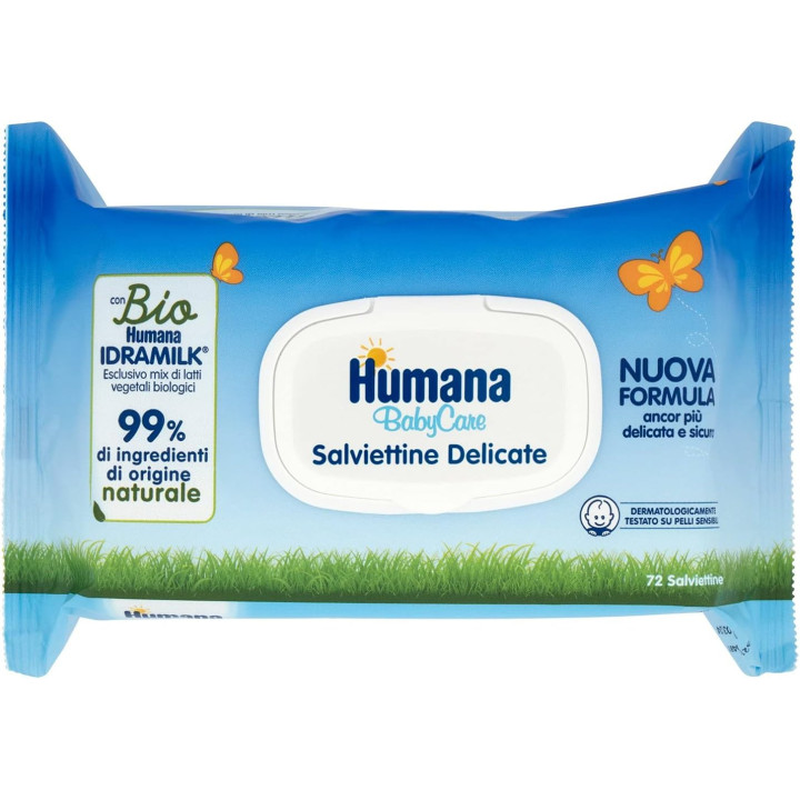 Salvietine Humana Neonato 12 Confezioni 864 salviettine