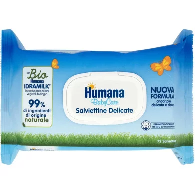 Salvietine Humana Neonato 12 Confezioni 864 salviettine