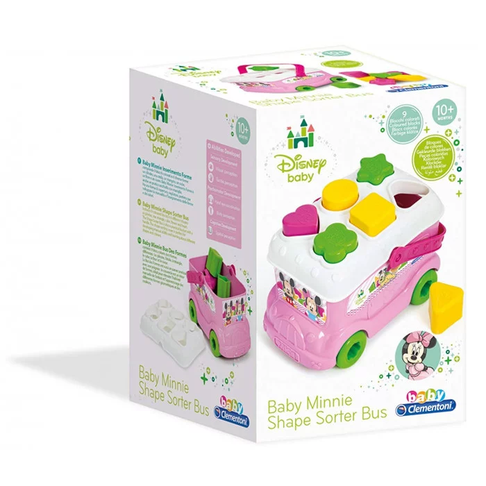 Minnie Bus Inserimento Forme Clementoni 14933