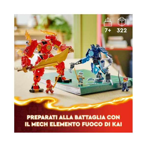LEGO NINJAGO Mech Elemento Fuoco di Kai 71808
