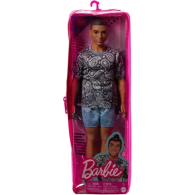 Barbie - Bambola Ken Fashionistas 192, Con Capelli Castani Corti E Vitiligine - Foto 7