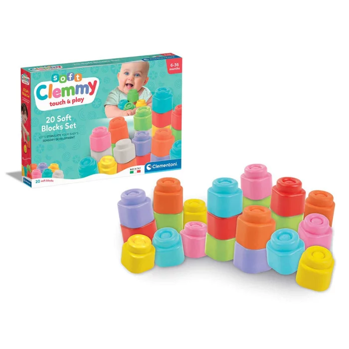 Soft Clemmy Confezione 20 Mattoncini Clementoni 17989