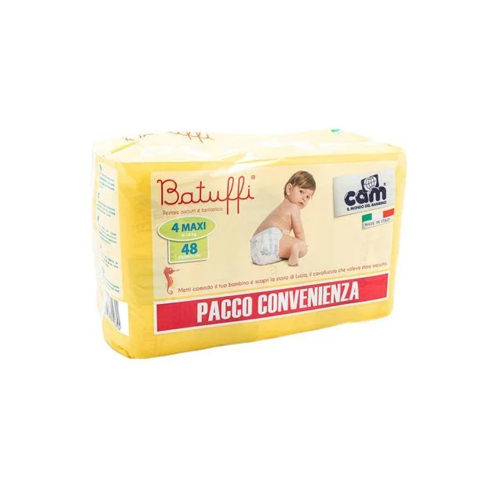 Pannolini Batuffi Taglia Misura 8-18 Kg 144 pannolini