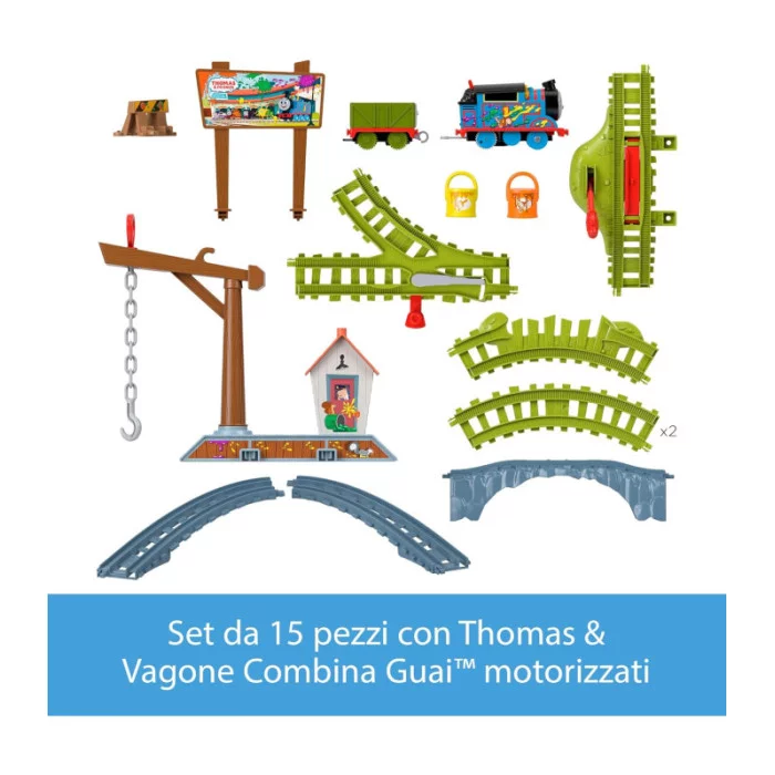 Il Trenino Thomas Pista Avventure a Colori