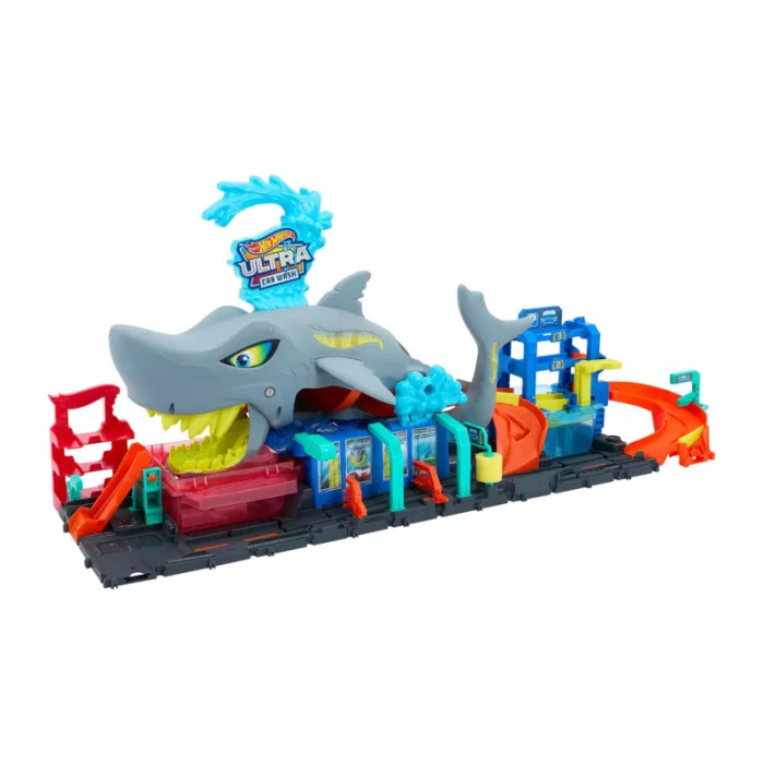 Hot Wheels 'Let's Race' Netflix Mega Squalo Autolavaggio HTN82