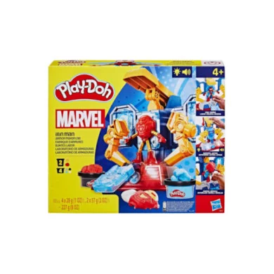 PlayDoh Marvel Set da Gioco Laboratorio di creazione dell'armatura di Iron Man