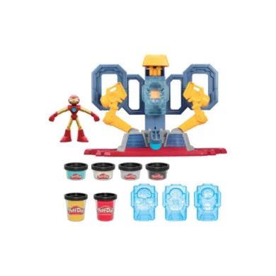 PlayDoh Marvel Set da Gioco Laboratorio di creazione dell'armatura di Iron Man