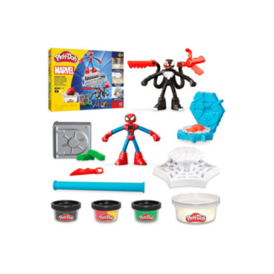 PlayDoh Marvel Set da Gioco per Battaglie Lancia e Taglia di Spider-Man