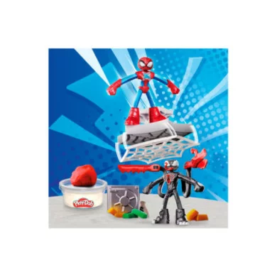 PlayDoh Marvel Set da Gioco per Battaglie Lancia e Taglia di Spider-Man
