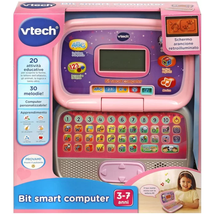 VTech Bit Smart Computer Rosa