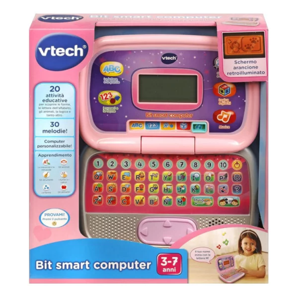 VTech Bit Smart Computer Rosa