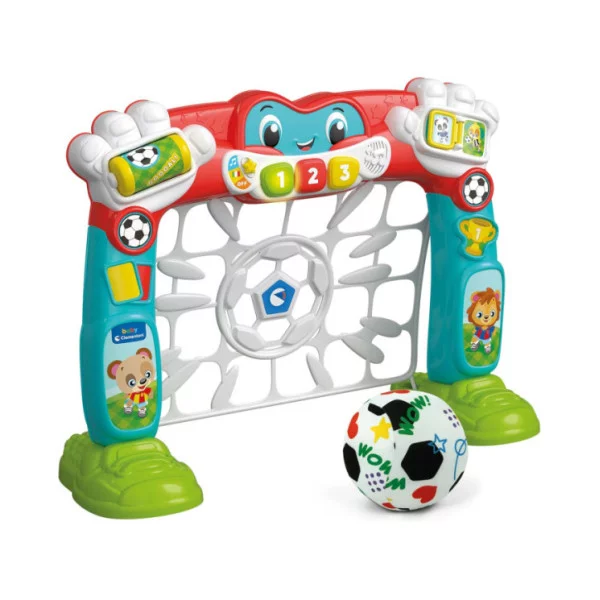 Tira e Segna Goleador Porta Calcio Pallone Centro attività Parlante Clementoni 17954