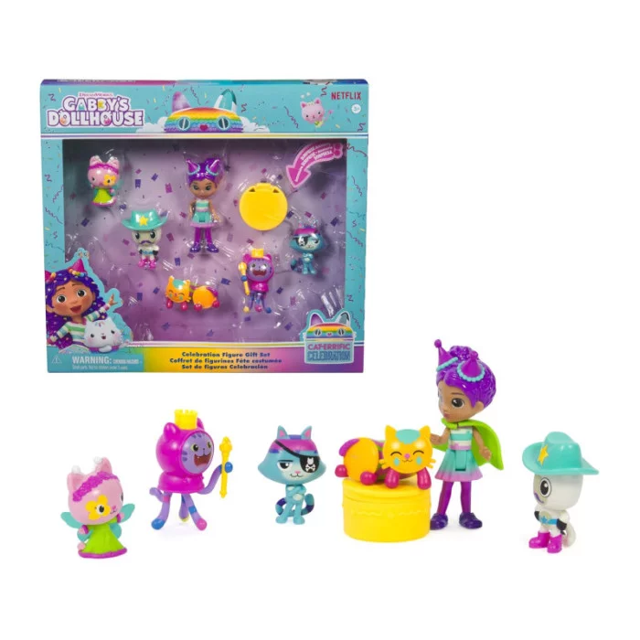 Gabby’s Dollhouse Set Deluxe con Personaggi a Tema Festa
