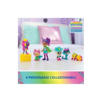 Gabby’s Dollhouse Set Deluxe con Personaggi a Tema Festa