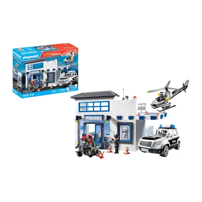 Playmobil City Action Stazione Di Polizia Portatile Playmobil