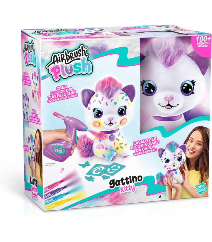 Airbrush Peluche Gattino - Main Image