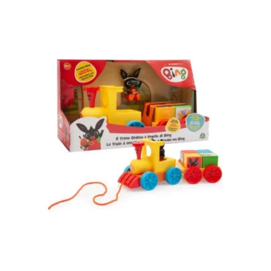 Trenino Bing Trainabile con Cubi Numerati