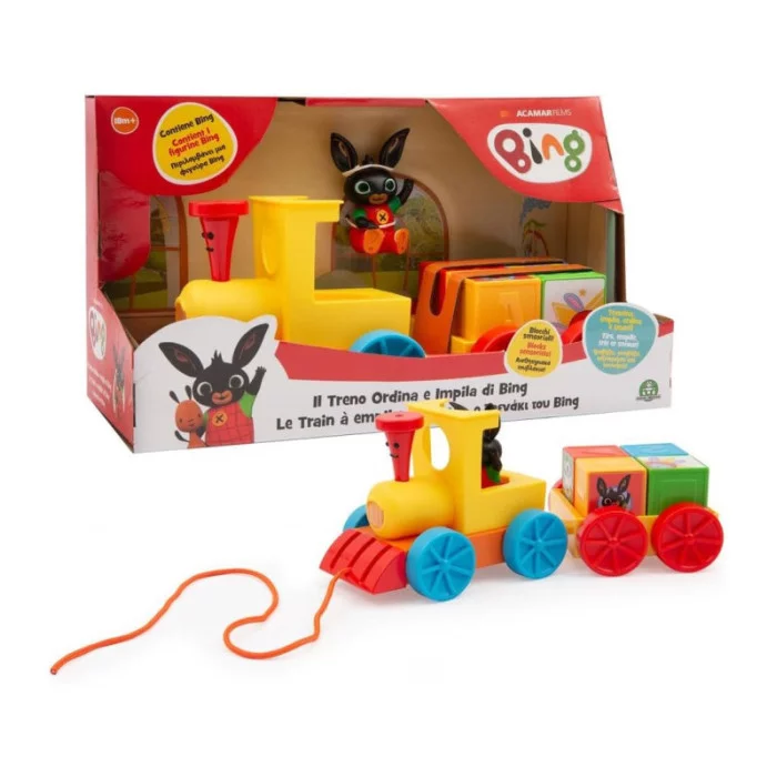 Trenino Bing Trainabile con Cubi Numerati