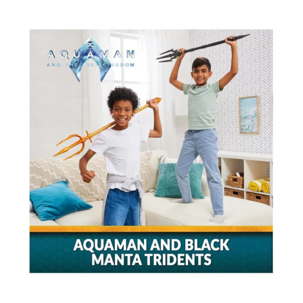 Set Tridenti Aquaman e Black Manta 89 cm Spin Master