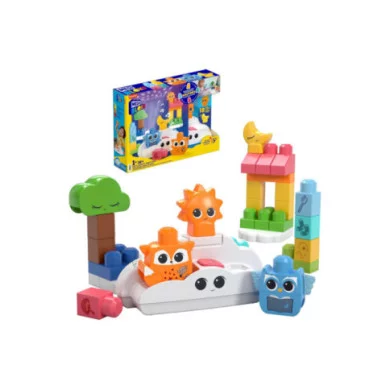 MEGA BLOKS Luce Notturna Rise & Snooze, set da costruire con 30 pezzi HTH43