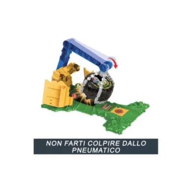 Hot Wheels Monster Trucks Sfida Demolizione del Carico Rhinomite HTP18