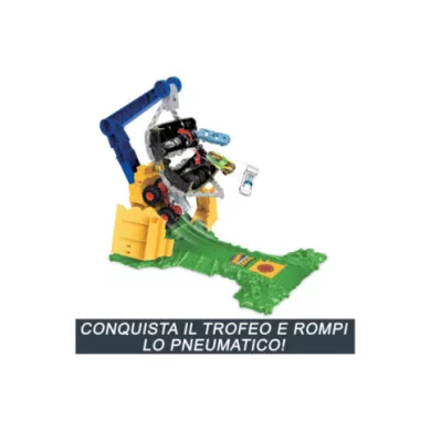 Hot Wheels Monster Trucks Sfida Demolizione del Carico Rhinomite HTP18