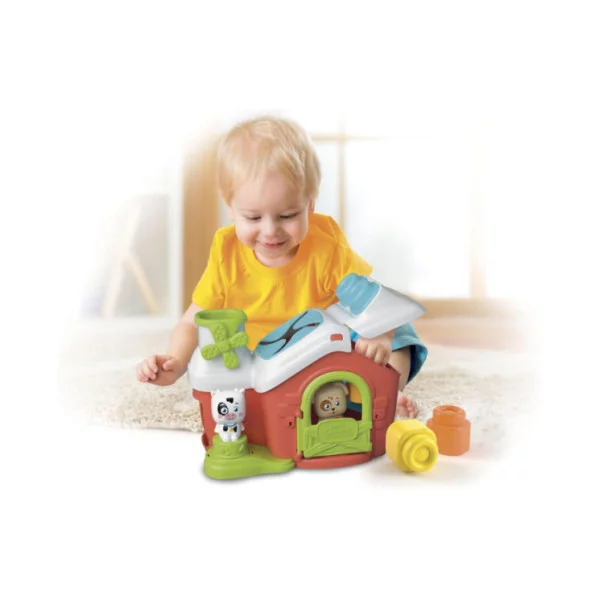 Playset Fattoria con Mattoncini Morbidi Clementoni 17993