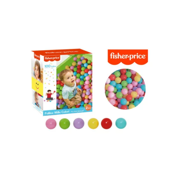 Fisher Price Palline Mille Colori 100 pz