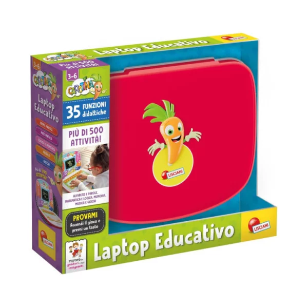 Carotina Laptop Educativo Liscianigiochi