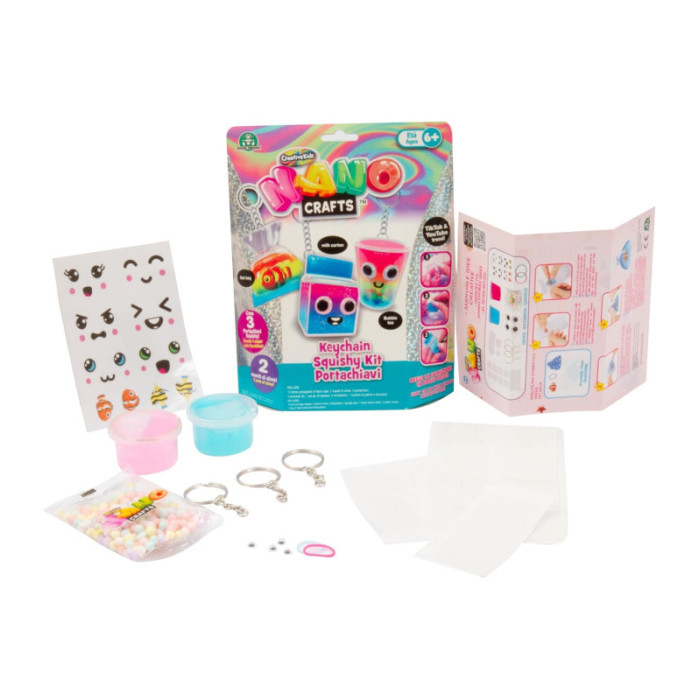 Nano Craft Kit Completo Nano Tape Slime e Portachiavi