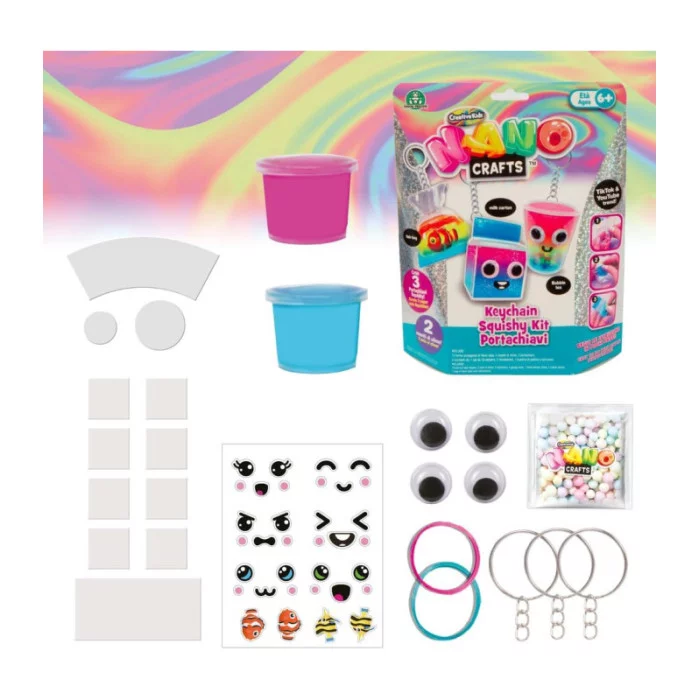 Nano Craft Kit Completo Nano Tape Slime e Portachiavi