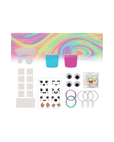 Nano Craft Kit Completo Nano Tape Slime e Portachiavi