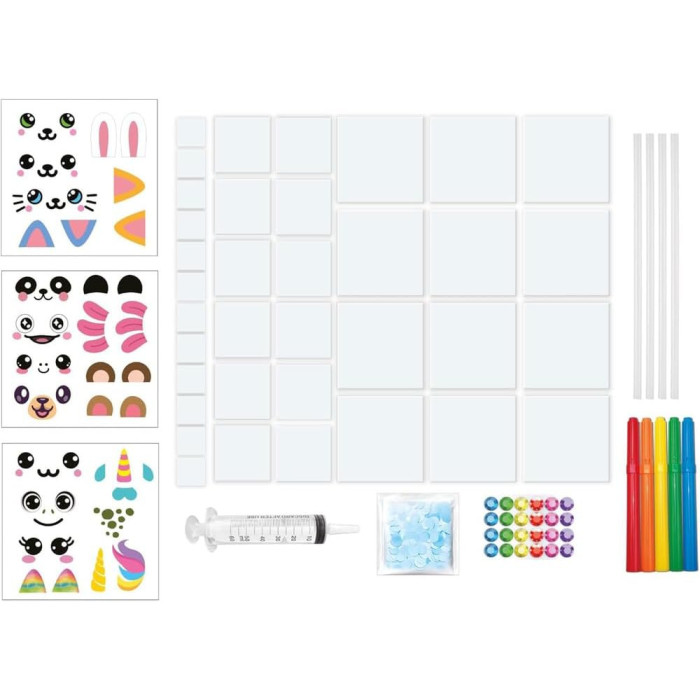 Nano Craft Kit Deluxe Creazione Bolle e Animali Squishy con Nano Tape