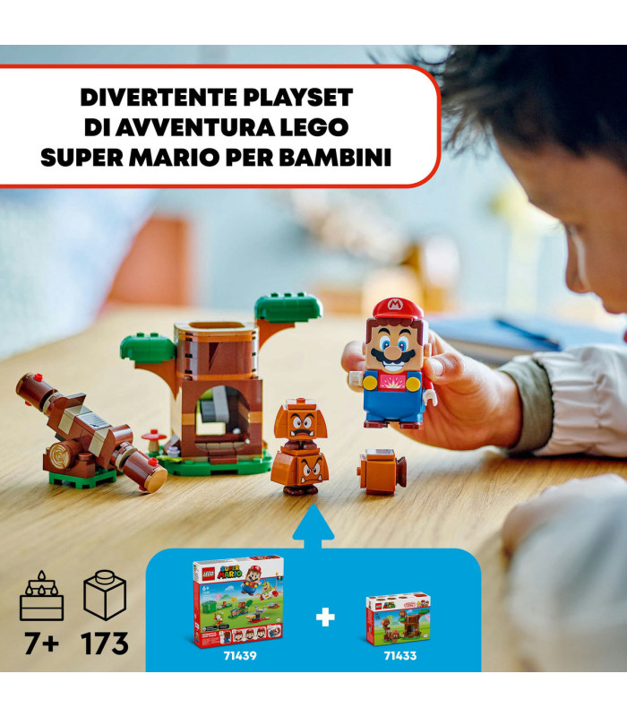 LEGO Super Mario 71433 Parco Giochi dei Goomba, Set Nintendo da