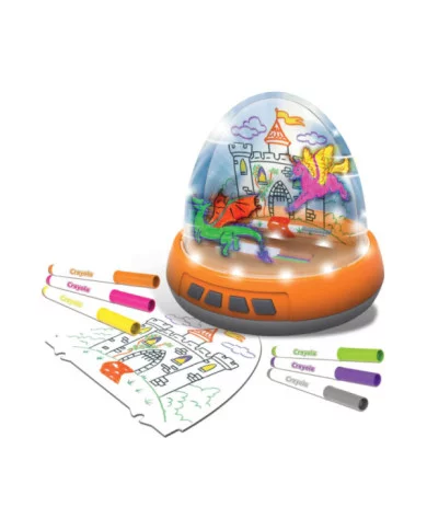 Sfera Luminosa Set Motorizzato con Luci e Movimento per Creare Disegni su Due Livelli CRAYOLA