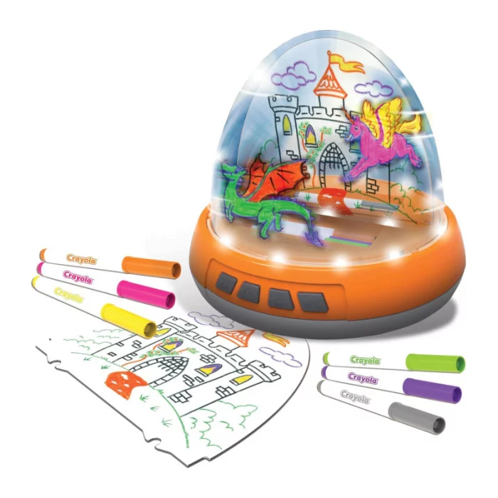 Sfera Luminosa Set Motorizzato con Luci e Movimento per Creare Disegni su Due Livelli CRAYOLA