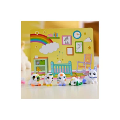 Washimals Pets Baby Pets Nursery Set con 5 Cuccioli