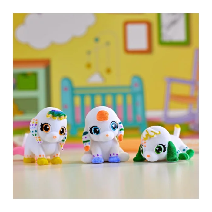 Washimals Pets Baby Pets Nursery Set con 5 Cuccioli